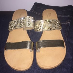 Italian Gold Sandals